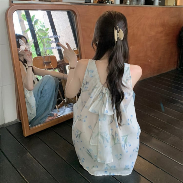【tops】ノースリーブトップス　M25172