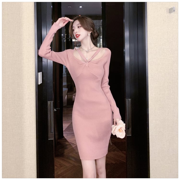 【dress】ニットワンピース　M27466