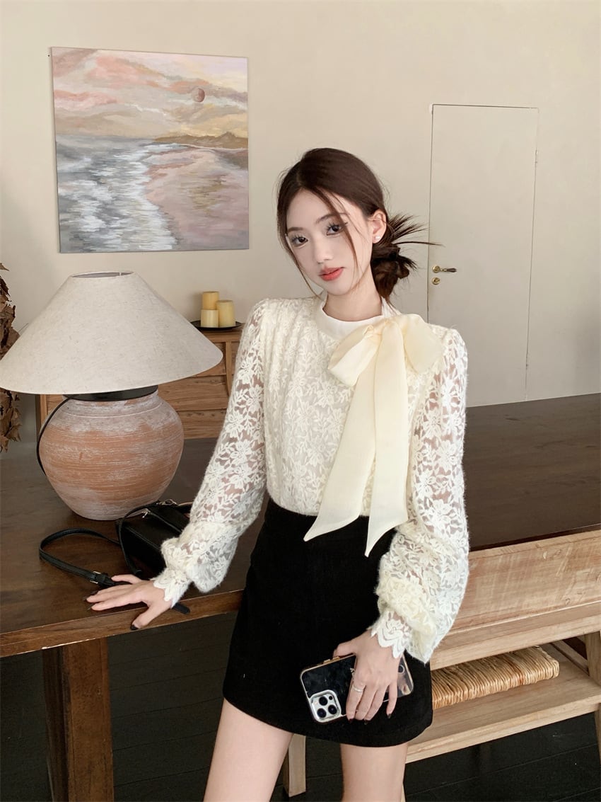 【tops】裹起毛レーストップス　M28850