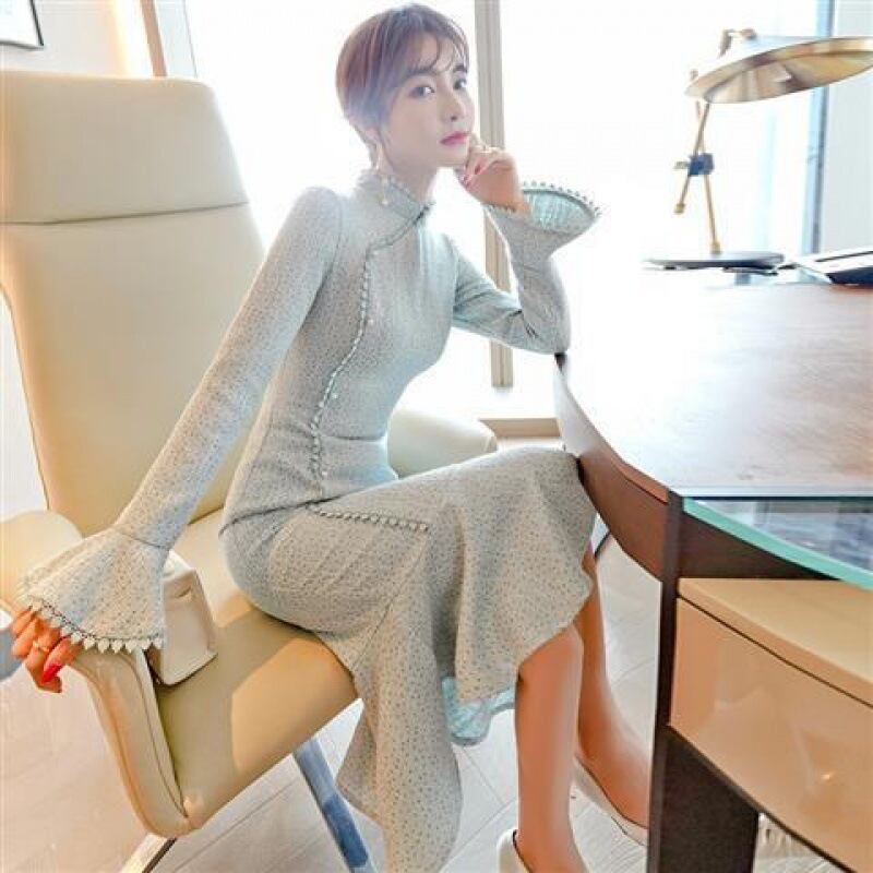 【dress】美人度アップ!気質満点ファッションエレガントレディースマーメイドワンピース G3226