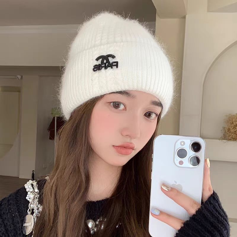 【小物】小顔効果ニット帽子6色選択可G23352