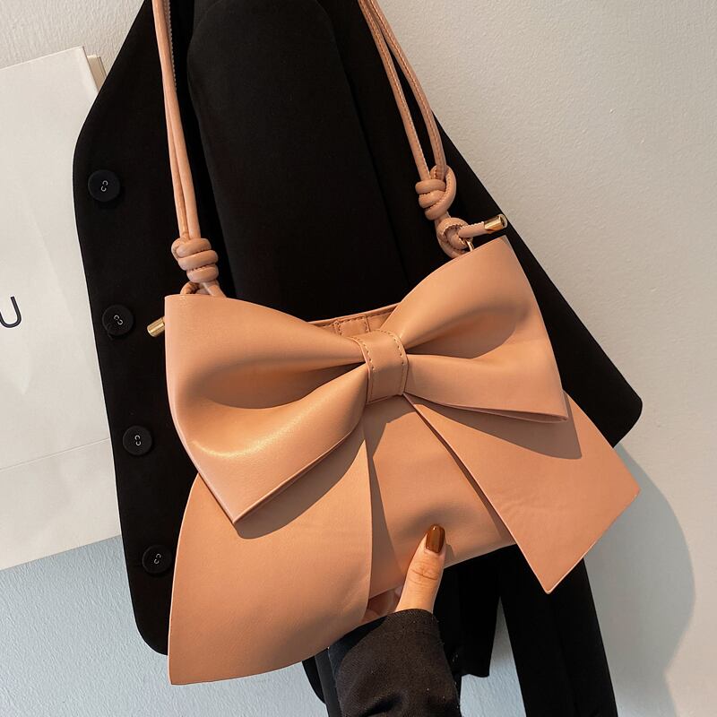 【小物】リボン秋冬新作オシャレファッションメッセンジャーバッグ G3485