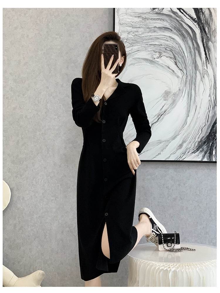 【dress】ニットワンピース　M25381