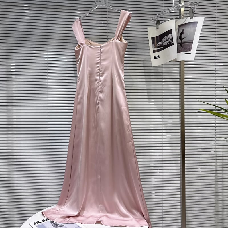 【dress】ラインストーン付きキャミワンピース Q7984
