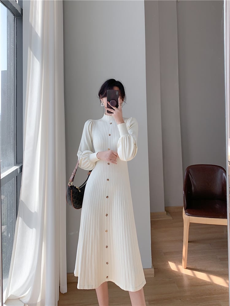 【dress】ニットワンピース　M25449