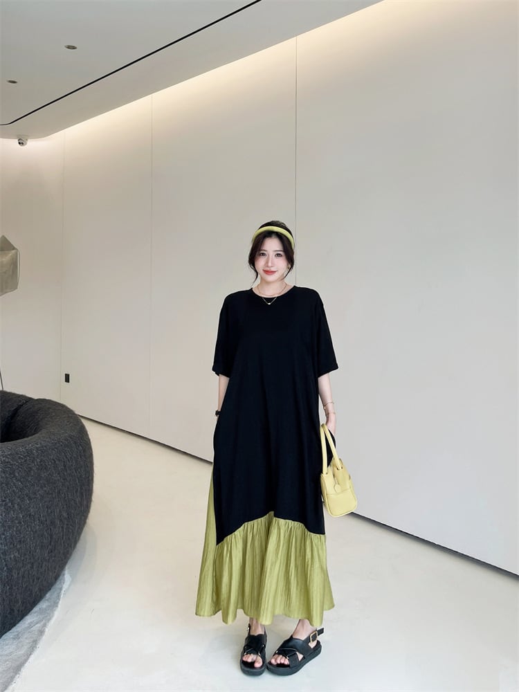 【dress】切り替えワンピース　M25159