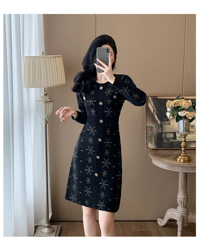 【dress】ニットワンピース　M27684