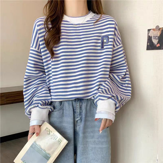 【tops】薄手偽二つ切り替えパーカーG22865