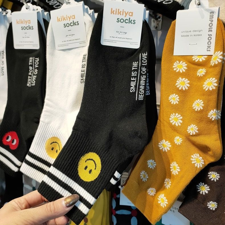 【ホーム・生活】ハート柄靴下F7618