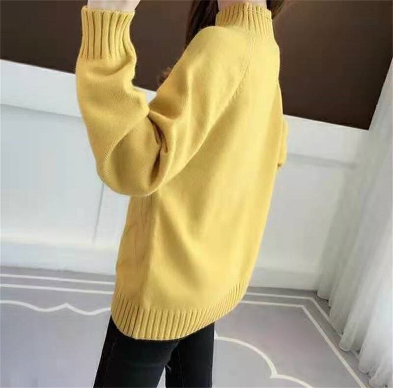 【tops】ハーフネックニットセーターG18054