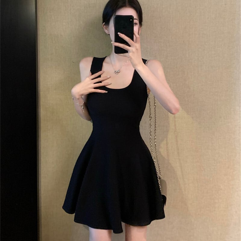 【dress】ノースリーブニットワンピース　M24696