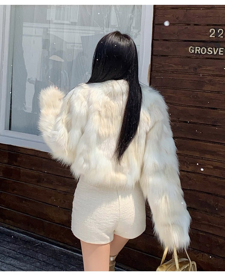 【outer】ショートファーコート　M27184