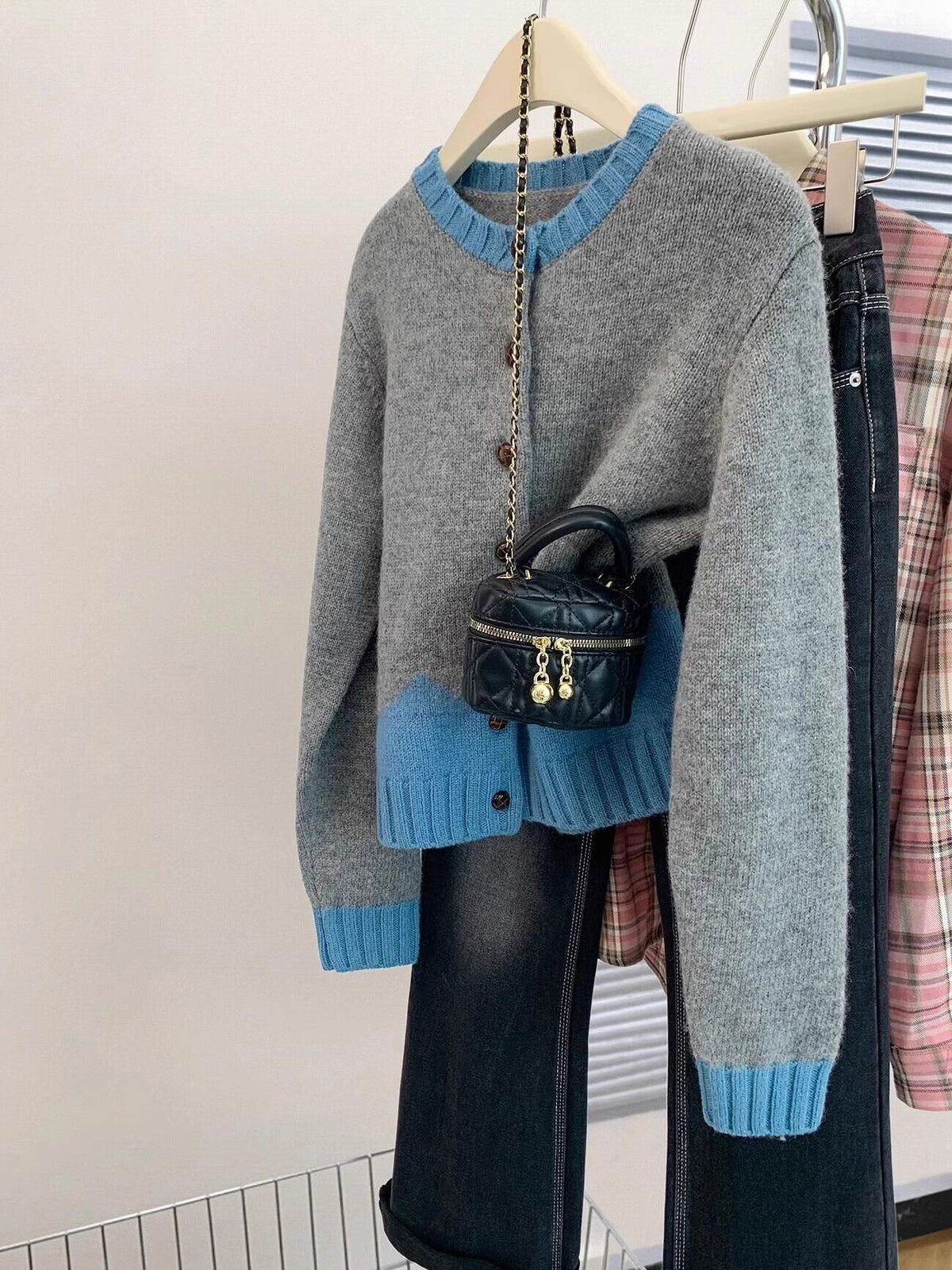 【outer】ニットカーデ　M29294