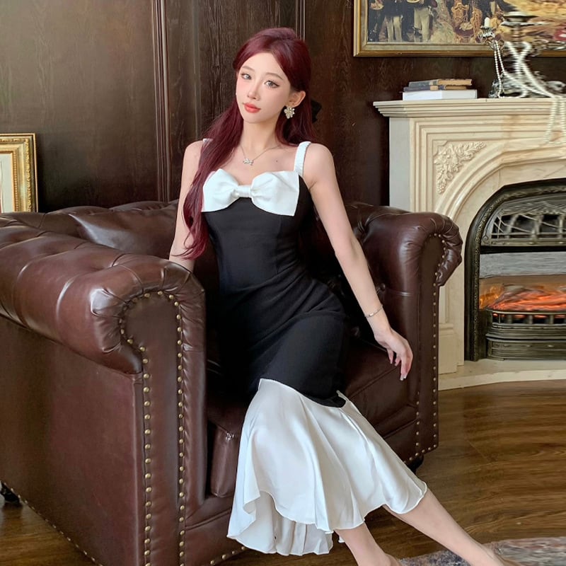 【dress】オフショルダーマーメイドワンピース G21117