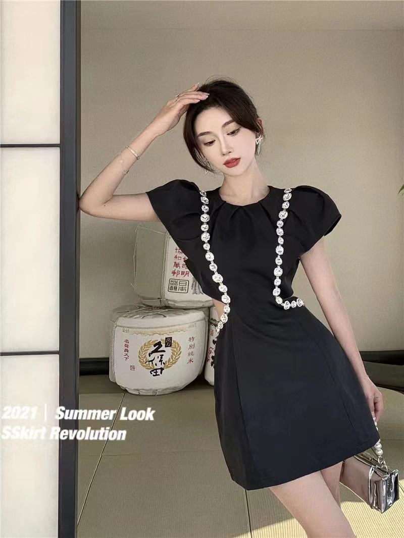 【dress】ウエストカットワンピース　M24202