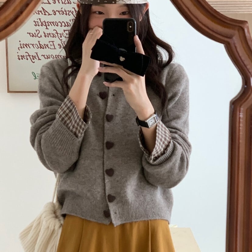 【outer】ニットカーデ　M25828