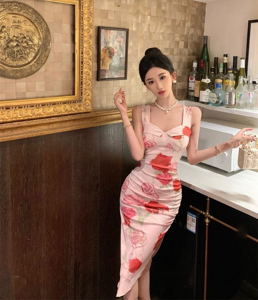 【dress】プリントキャミワンピース G20131