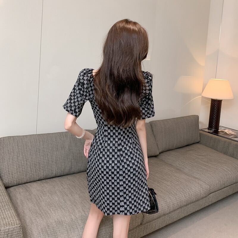 【dress】高級感  気質満点ファッションプリントデザイン着痩せ ワンピース G1309