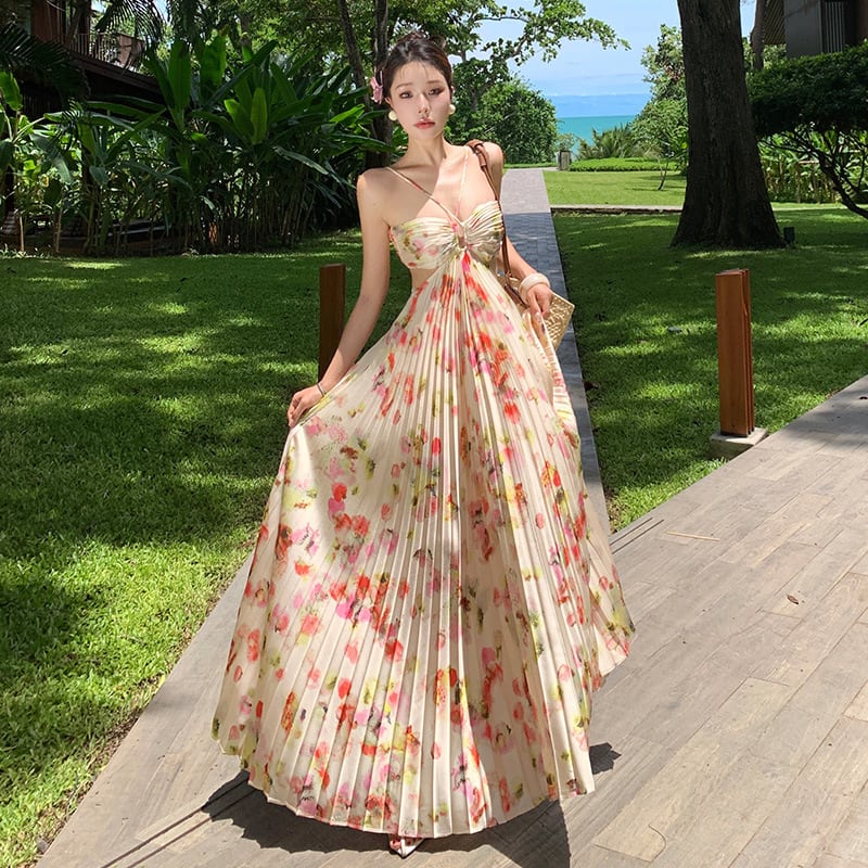 【dress】プリントワンピース　M25076