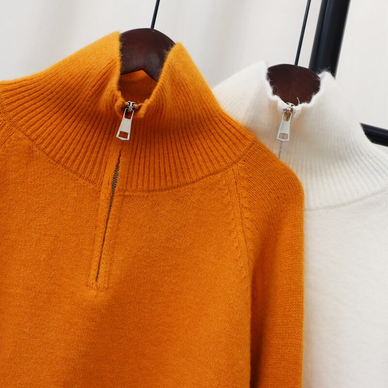 【tops】ファスナーニットセーター　M27745