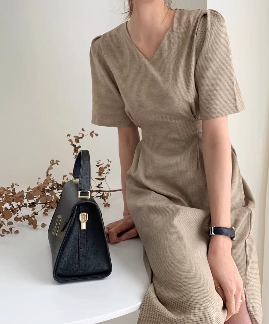 【dress】半袖ゆったりワンピースF7472