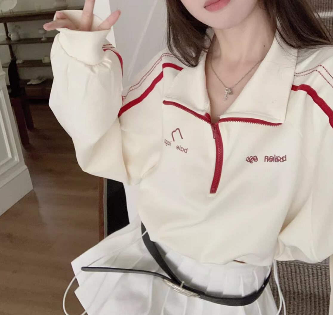 【tops】スタンドネックパーカー　N2953