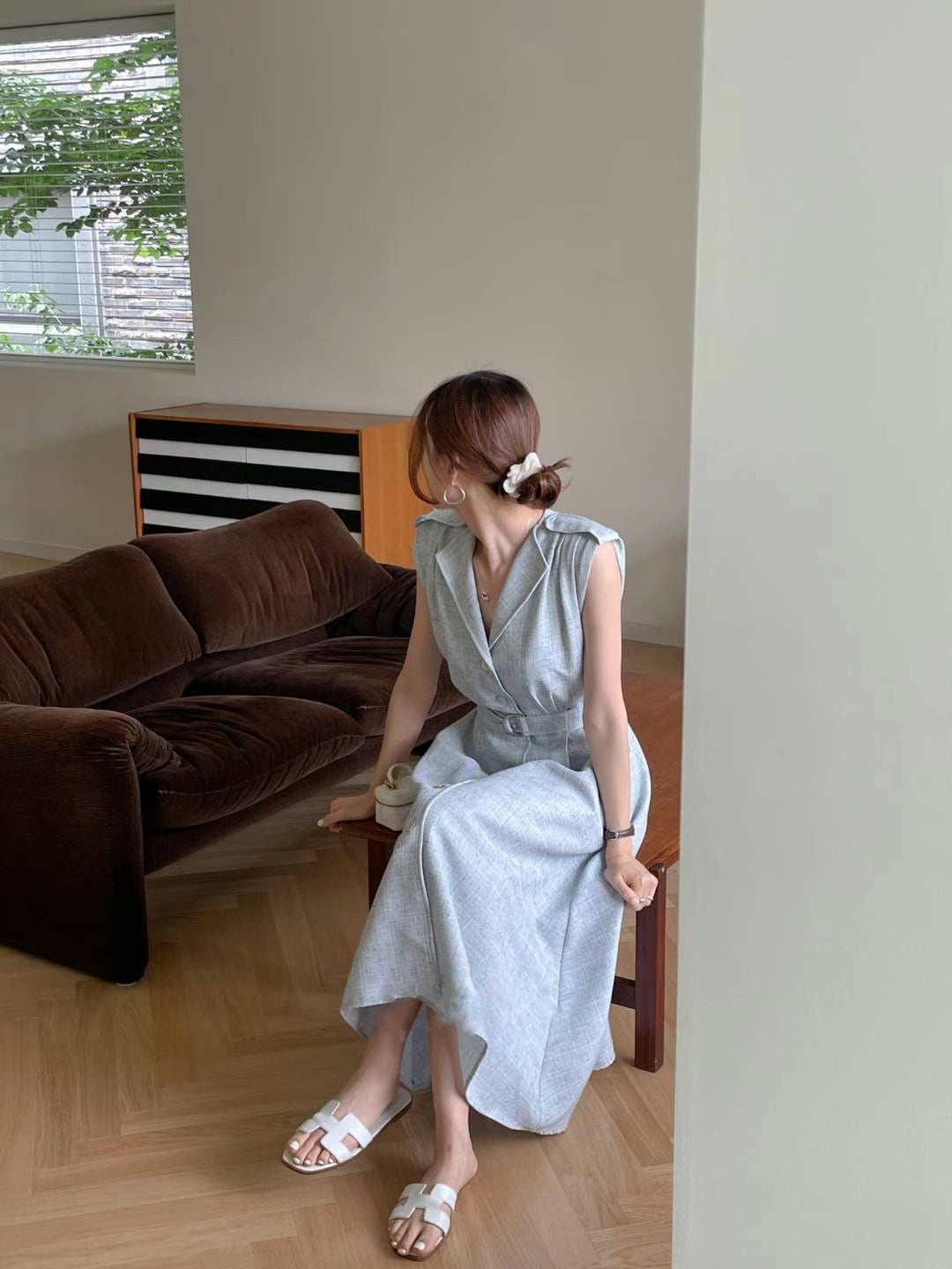 【dress】ノースリーブワンピース　M24746