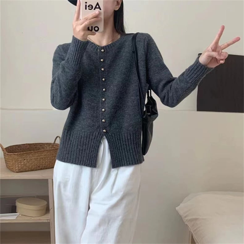 【outer】ニットカーデ　M25998