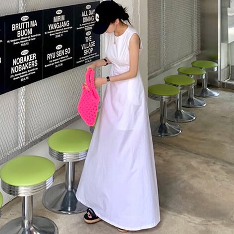 【dress】ノースリーブワンピース　M24737