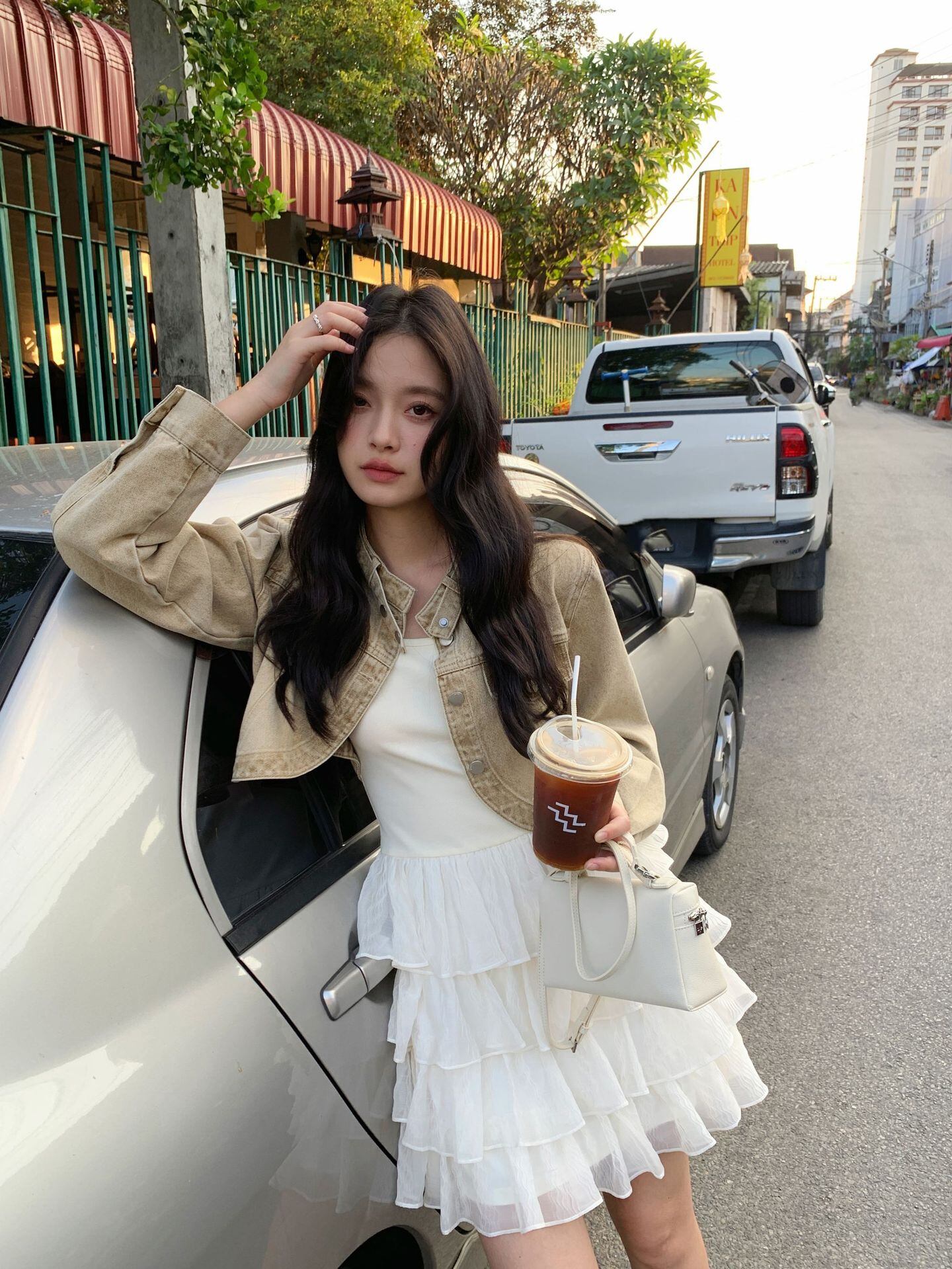 【dress】Aラインキャミワンピース G20400