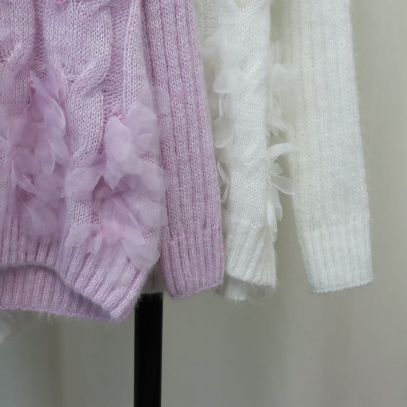 【tops】ニットセーター　M26090