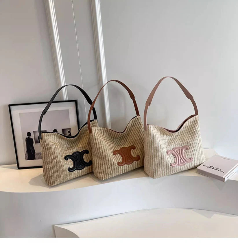 【小物】OL通勤大容量カゴバッグG21741