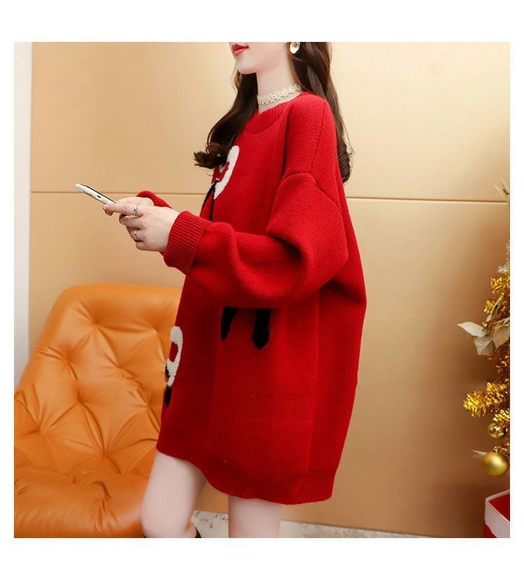 【tops】クルーネックニットセーター　M29171