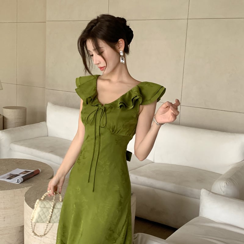 【dress】フリルワンピース　M24647