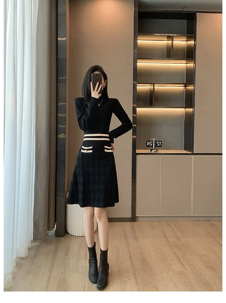 【dress】ニットワンピース　M25422