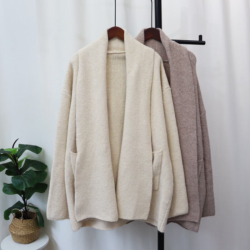 【outer】Vネックニットカーデ　M27589