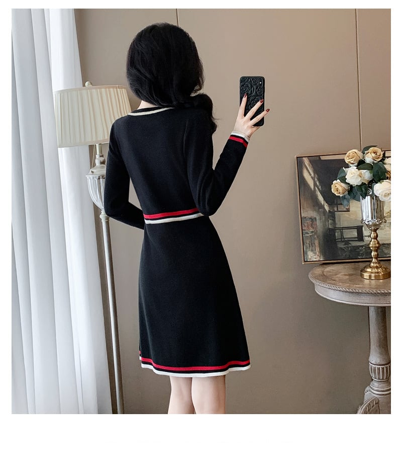 【dress】ニットワンピース　M27706