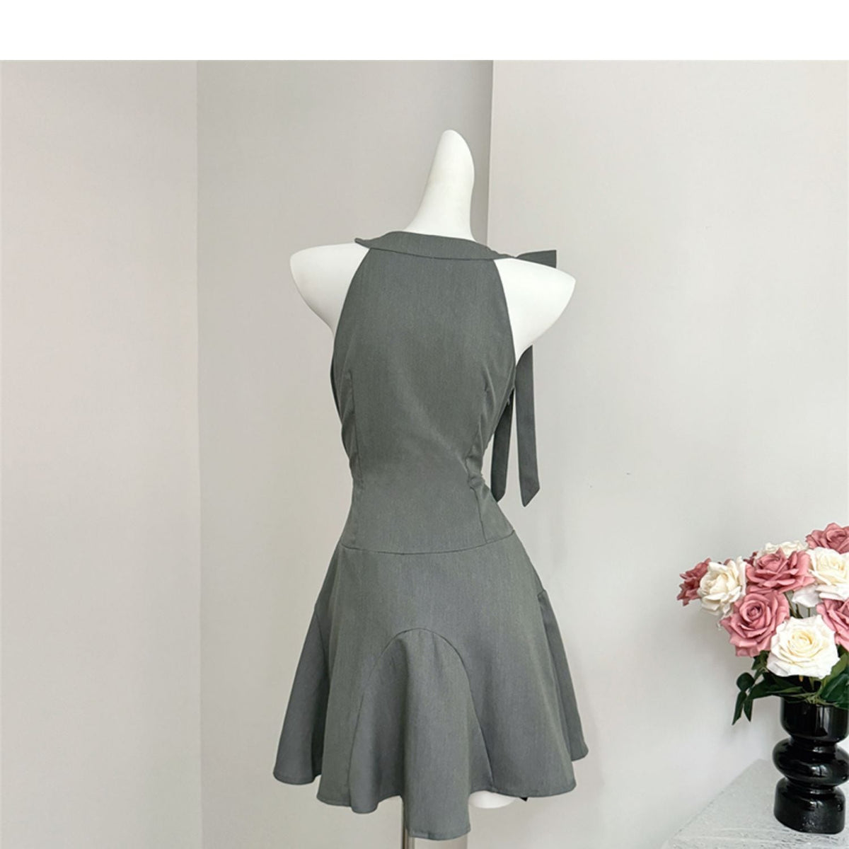 【dress】リボン付きキャミワンピース　M23969