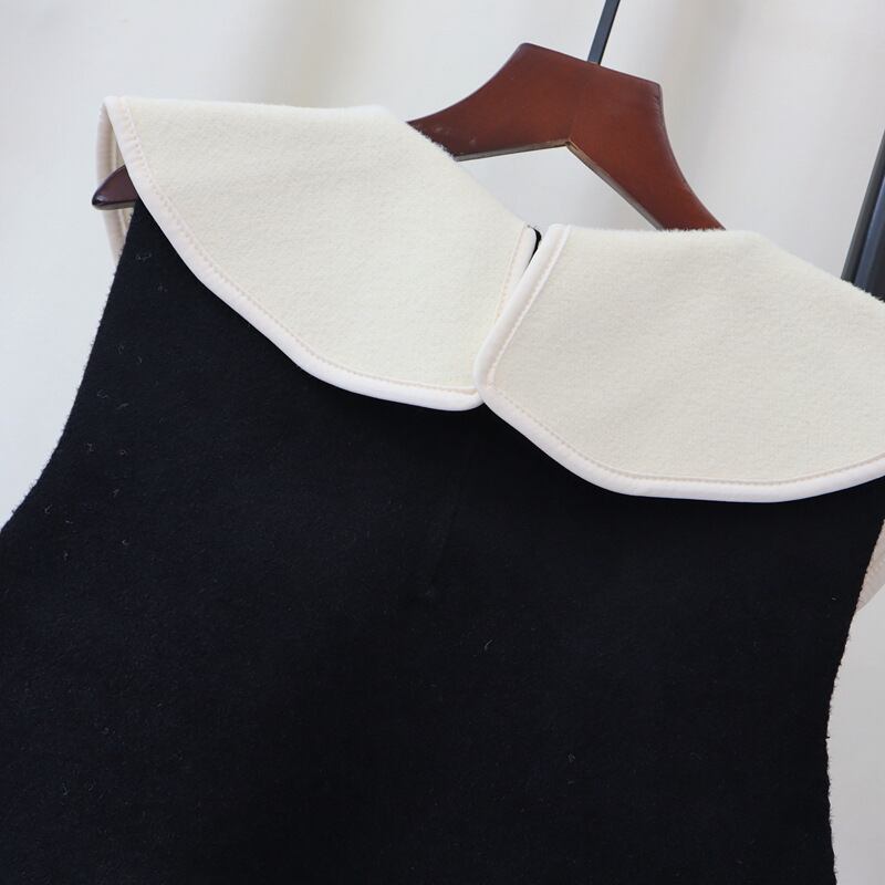 【dress】ノースリーブドールカラーワンピース　M27583