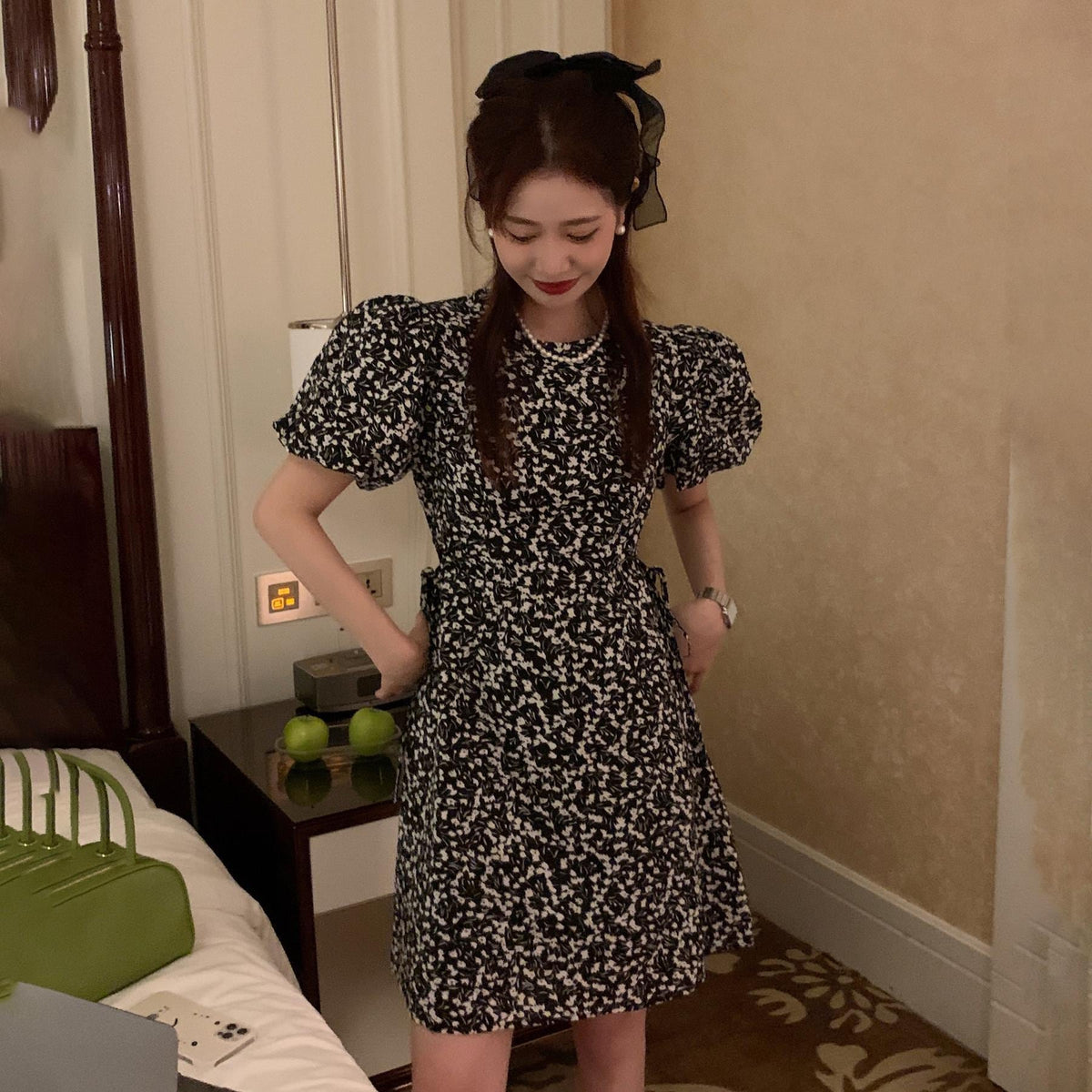 【dress】花柄ワンピース　M24870