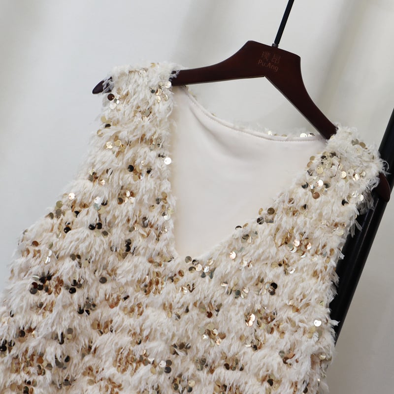 【dress】キラキラベストワンピース　M25437