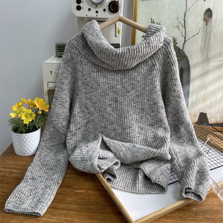 【tops】オフショルダーニットセーター　M28197