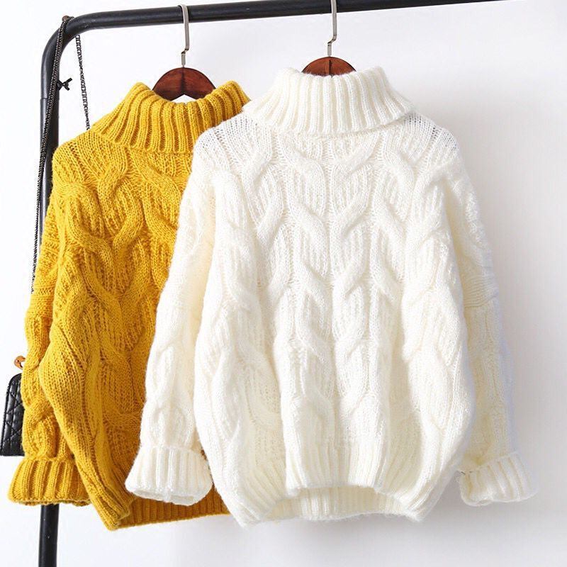 【tops】ハイネックニットセーター　M28852